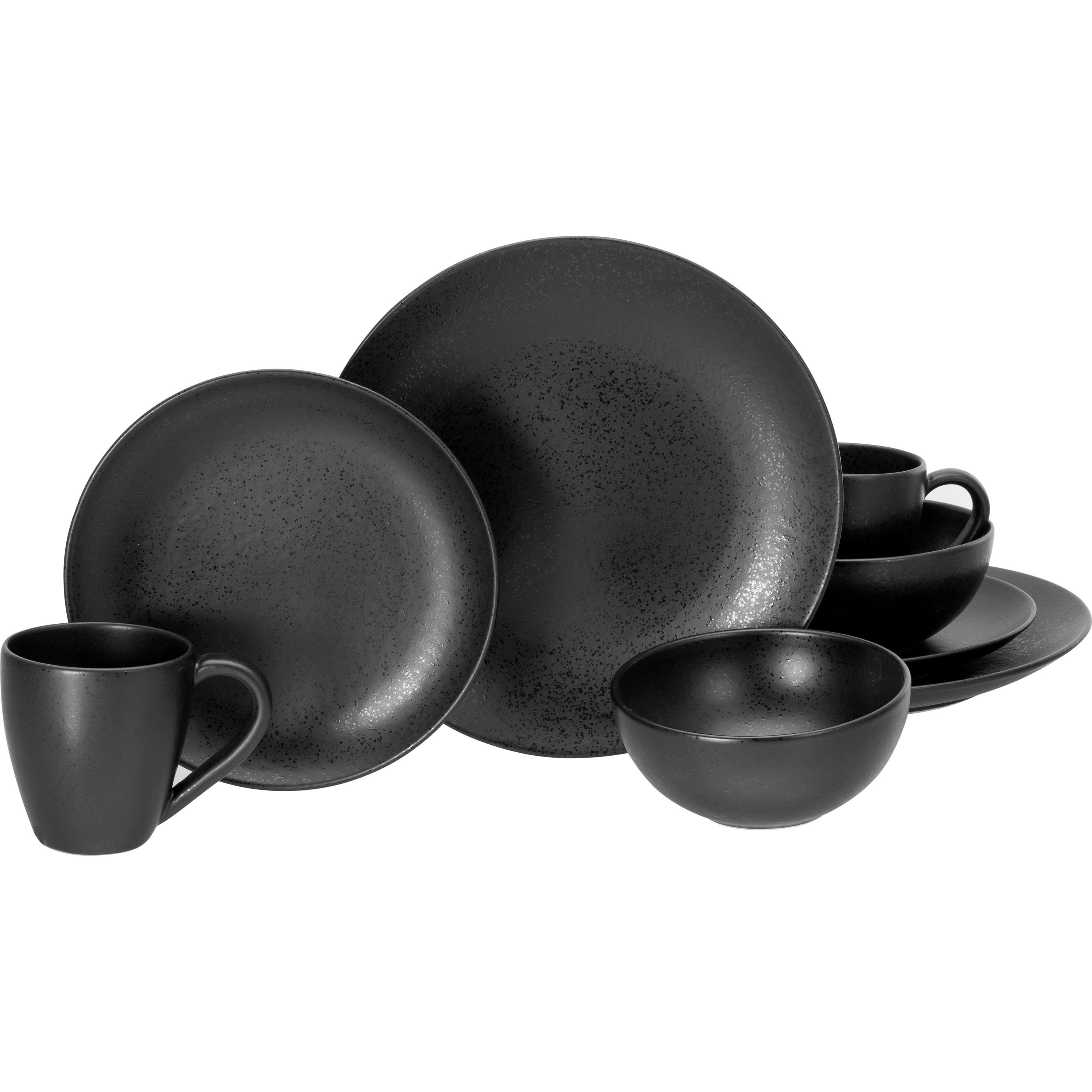 CreaTable, Geschirrset, Magic Black (8 Stück)