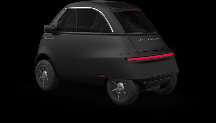 Actual product image Microlino Mid Range Gotham Black (Electric, 17 hp)