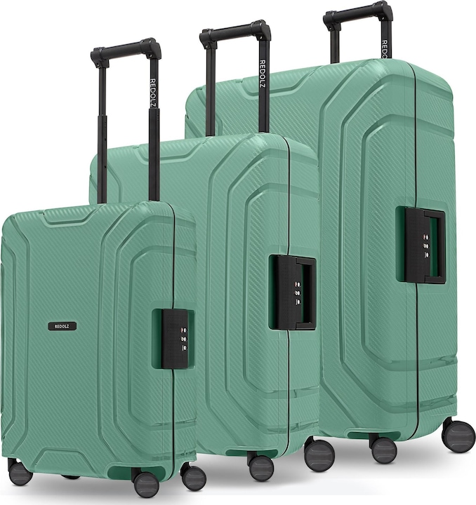 Produktbild Redolz Essentials 15 4-Rollen Kofferset 3-tlg. mit Dreipunkt-Verschluss (210 l, XL (ab 115l))