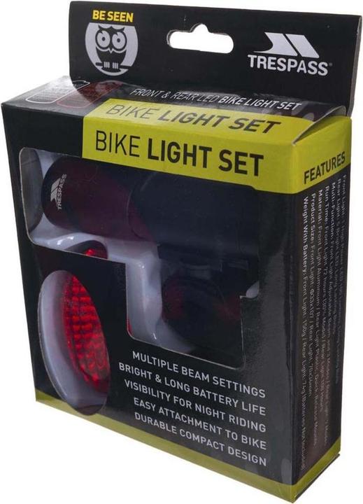 Image du produit Trespass PHOTON - Kit d'éclairage pour vélo (100 lm)
