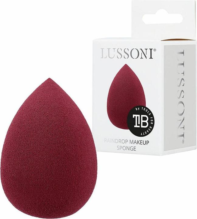 Produktbild Tools for Beauty T4B LUSSONI Tropfenförmiger Make Up Schwamm, Blender Schwamm, (Burgund)