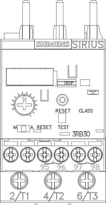Produktbild Siemens Überlastrelais 3-12A