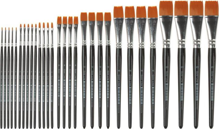 Actual product image Creativ Company Plate Penselen - 7 maten, 30st. (22 mm)