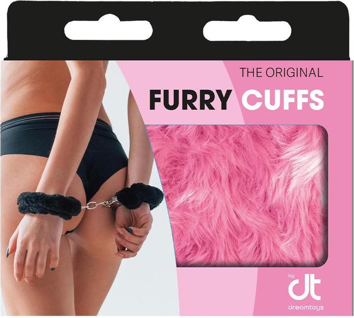 Produktbild NMC Metallhandschelle mit Plüsch Rosa