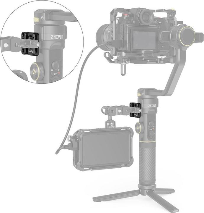 Produktbild SmallRig Side Mounting Plate for ZHIYUN CRANE 2S Handheld Stabilizer 2995 (Halterungsbügel)