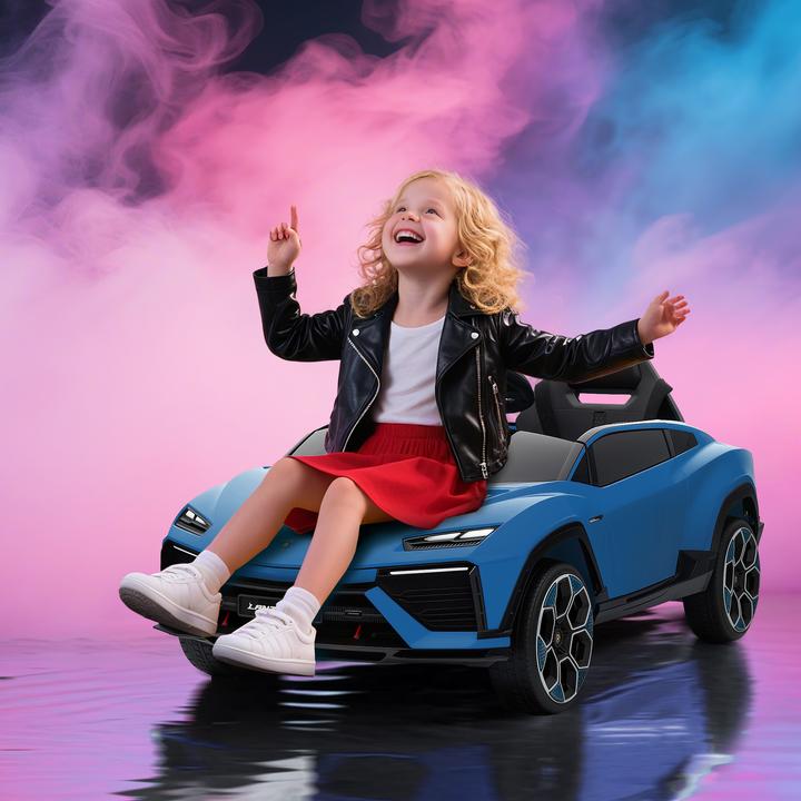 Produktbild Aiyaplay Elektroauto für Kinder Kunststoff, Stahl Blau (12 V)