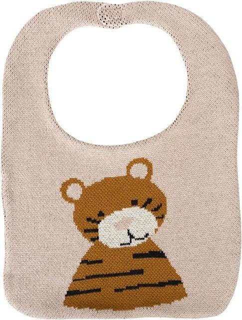 Produktbild Universal Knitwears Kinderlatz Tiger 100% GOTS Bio Baumwolle 22x30cm