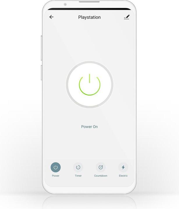 Actual product image Nedis WLAN Smartplug (WIFIP110FWT) - Energy monitoring, Schuko type F, 10 A