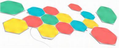 Image du produit Nanoleaf Shapes Hexagons Starter Kit (15x) (100 lm)