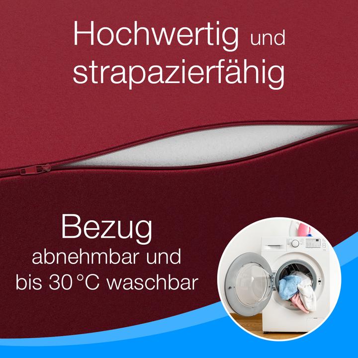Actual product image Bestschlaf Klappmatratze, 3-teilige Faltmatratze, Reisebett, Gästematratze (90 x 200 cm, Foam core)