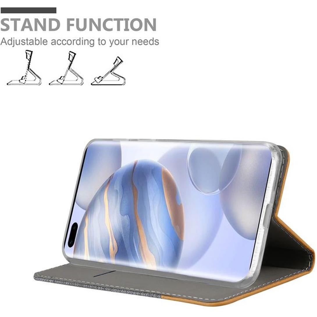 Thumbnail - Cadorabo Jeans Optik (Honor 30 Pro), Smartphone Hülle, Grau, Braun
