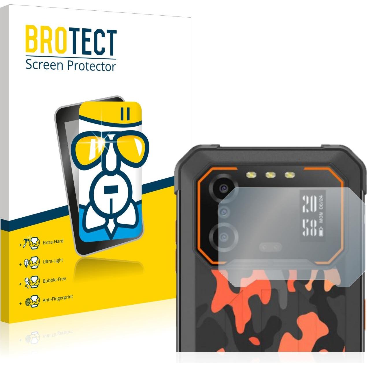 BROTECT AirGlass Panzerglasfolie (1 Stück, IIIF150 B1 Pro), Smartphone Schutzfolie, Transparent