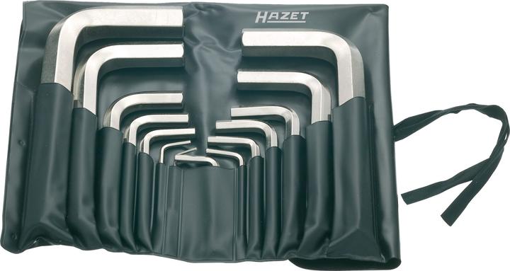 Immagine prodotto HAZET Serie di giraviti ad angolo 2100/10P ∙ Profilo esagonale interno ∙ 2 - 12 ∙ Numero utensili: …