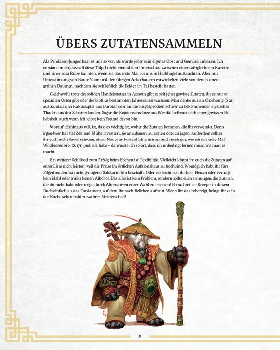 Image du produit Panini World of Warcraft: Neue Genüsse aus Azeroth - Das offizielle Kochbuch (Allemand, Chelsea Monroe-Cassel, 2021)