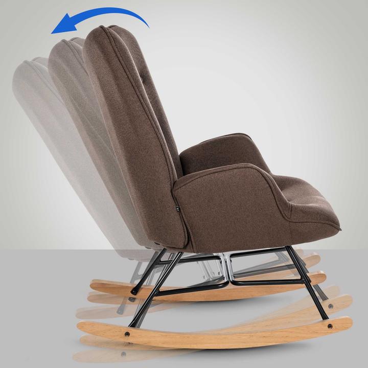 Image du produit CLP chaise Sanka tissu, marron