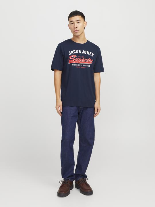 Produktbild Jack & Jones Jjelogo Tee Ss O-Neck 2 Col Ss25 Sn (M)