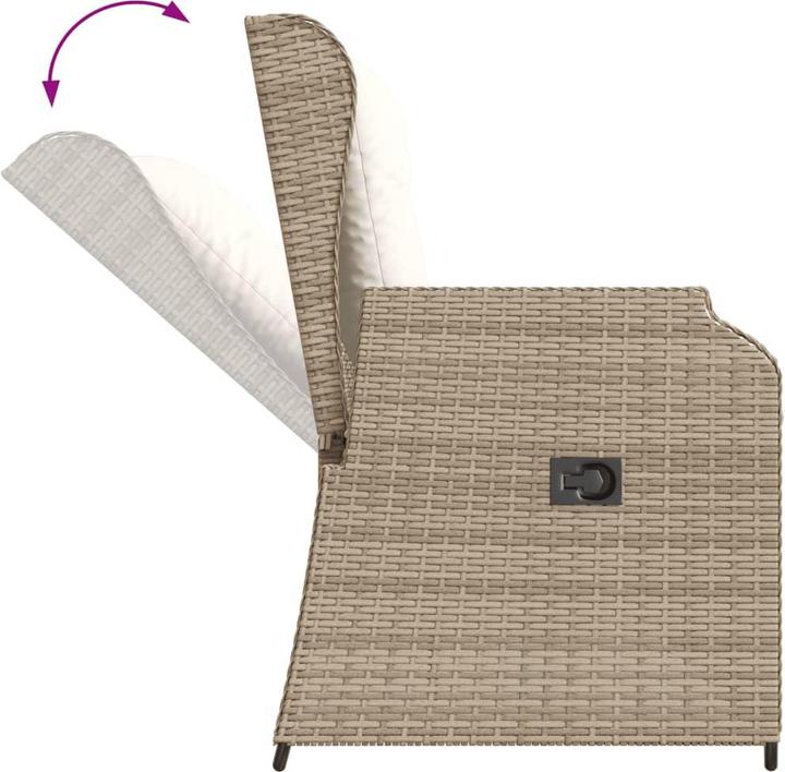 Image du produit vidaXL Ensemble salon de jardin 10 pièces avec coussins