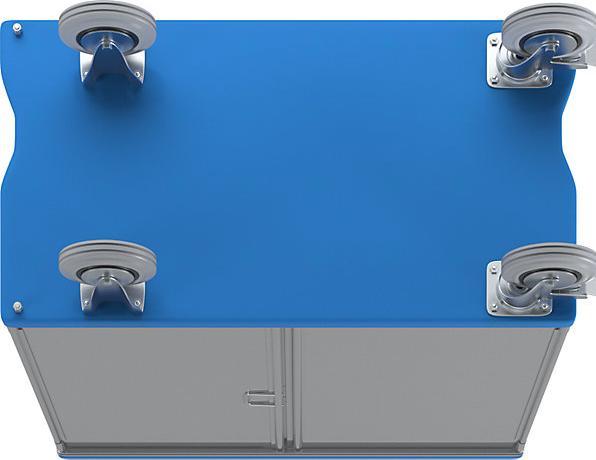 Produktbild kaiserkraft Schrankwagen aus Alu (300 kg)