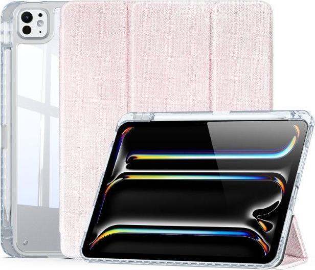 Image du produit iPad Pro 11 (2024) - Ducis Unid Series, aufstellbares Flip-Etui, Pink (iPad Pro 11 2024 (5e génération))
