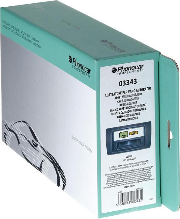 Produktbild Phonocar Kit Radioblende anthrazit Suzuki