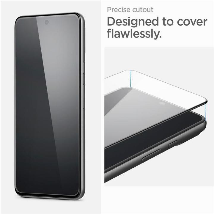 Actual product image Spigen Google Pixel 8 Pro Glass Screen Protector AlignMaster GLAS.tR Slim 2PCS (2 Piece, Google Pixel 8 Pro)