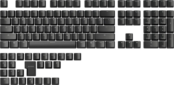 Actual product image Glorious GMMK ABS Doubleshot V2 DE Kit