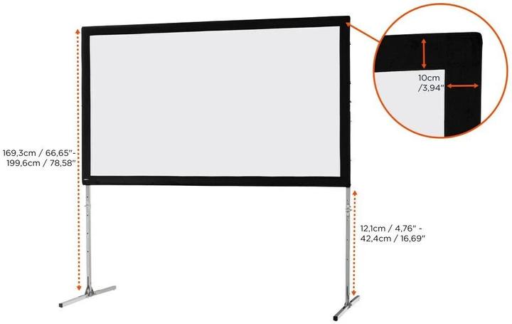 Produktbild Celexon Mobil Expert, Leinwand, 16:9 (110", 16:9)