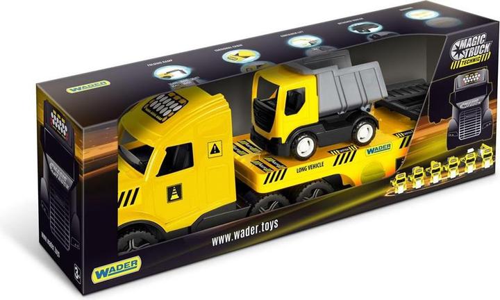 Wader Magic Truck Technic Abschleppwagen mit Kipper