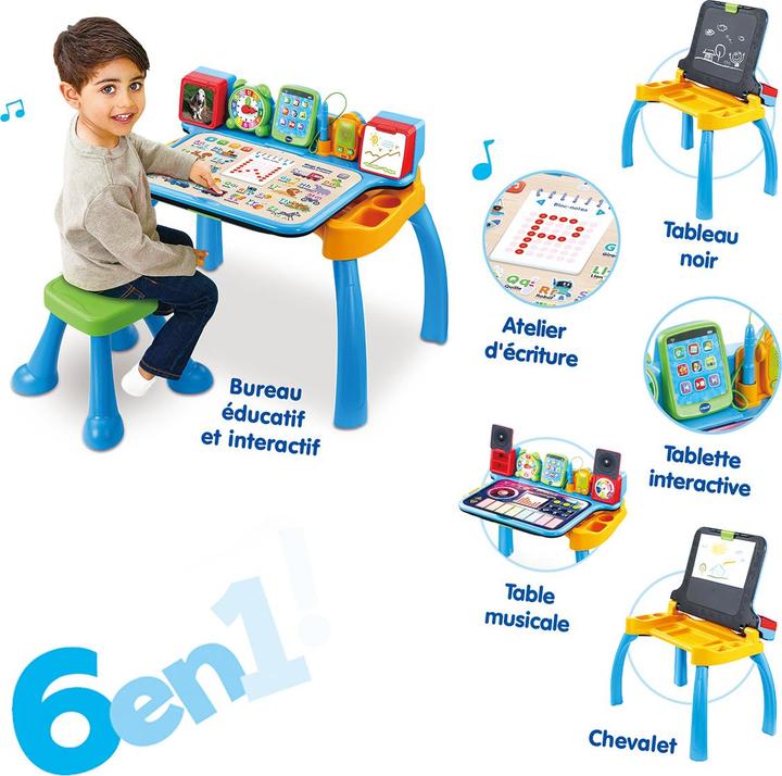Immagine prodotto VTech Magi bureau interactif et musical (6 en 1) (Francese, 3 - 6 anni)