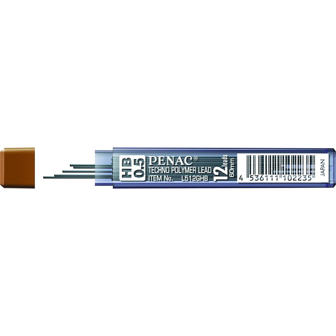 Penac Minen für penac-bleistifte 0,5 mm, hb (10 Stk., 0.50 mm, HB) (45650133)