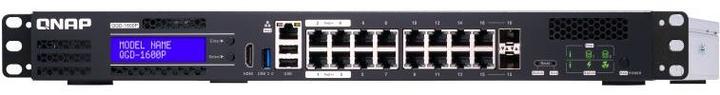 Produktbild QNAP QGD-1600P-8G, 16-Port PoE-Edge-Switch (16 Ports)