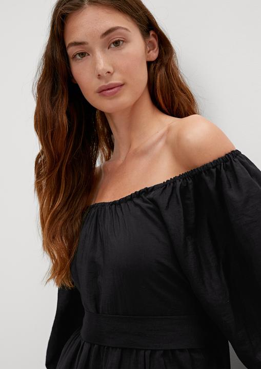 Image du produit Comma Kleid Stufenkleid mit Allover-Muster (40)