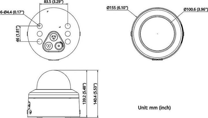 Actual product image Hikvision DS-2CD2786G2H-IPTRZS2U/SL (3840 x 2160 pixels)