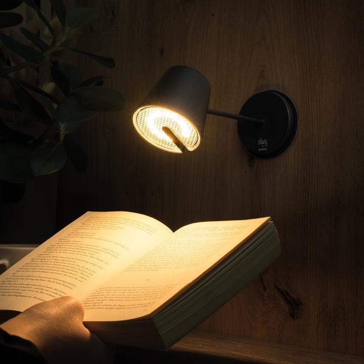 Produktbild Silwy Magnet-Leuchte Portofino Black inkl. Platzset und Pad (198 lm)