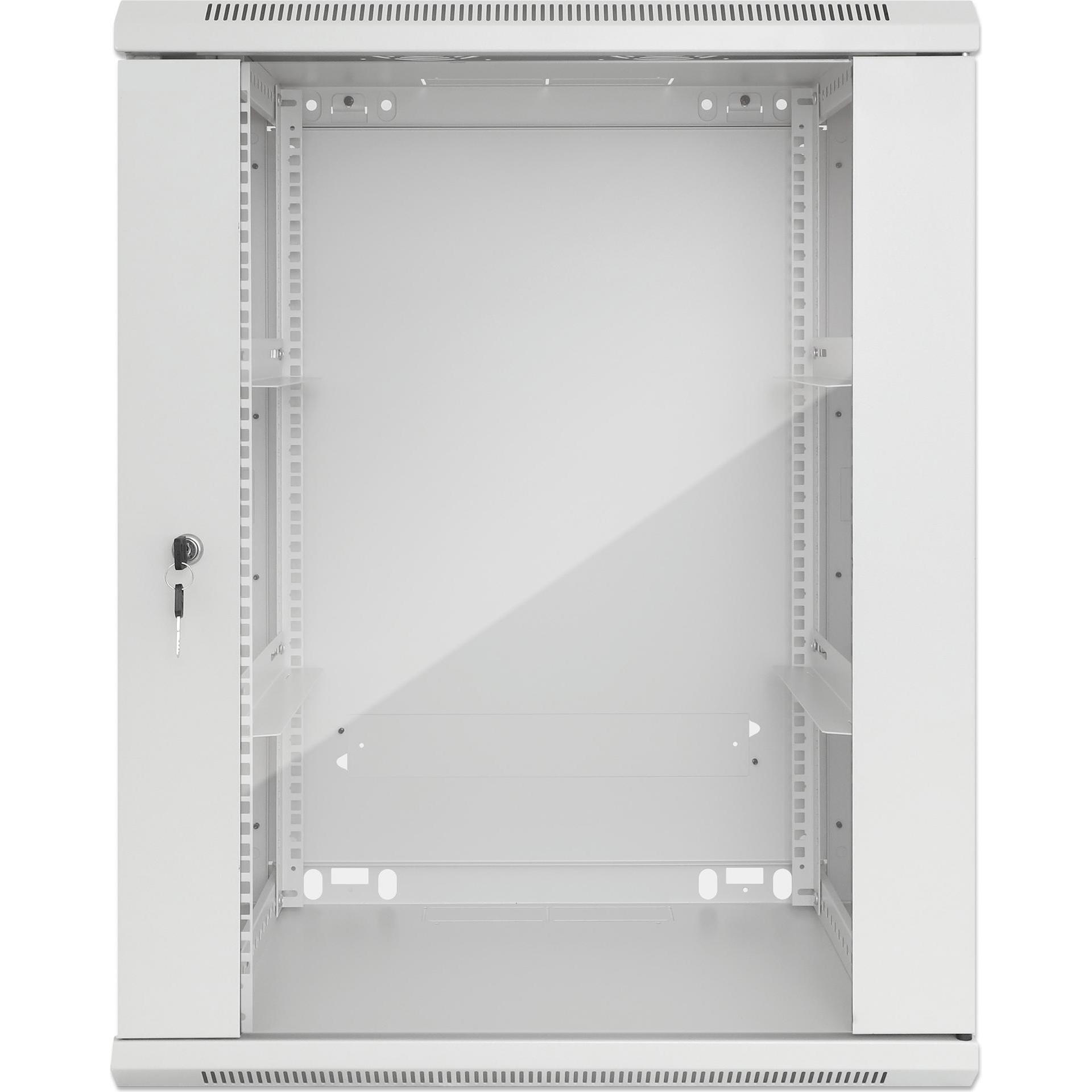 Thumbnail - Intellinet 19" Wandverteiler (15 HE, 19 Zoll Rack), Serverschrank, Grau