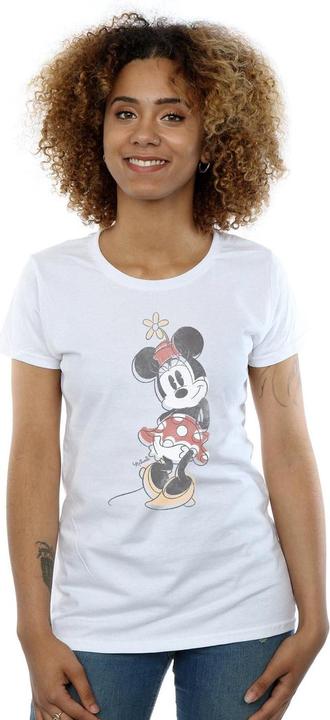 Actual product image Disney Womens/Ladies Minnie Mouse Offset Cotton T-Shirt (XL)