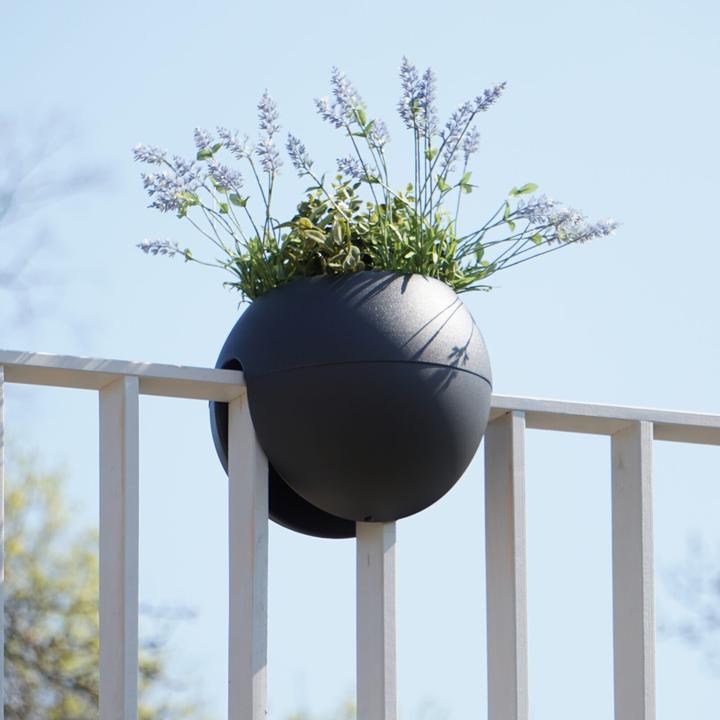 Produktbild Rephorm Balkonblumentopf Bloomball Graphit Ø 30 cm
