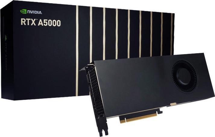 Produktbild ASUS Nvidia RTX A5000 24 GB, GDDR6, 4 x DisplayPort, 230 W, PCI Gen4 x16, VR-fähig (24 GB)