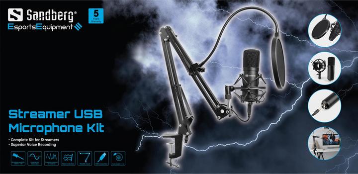 Produktbild Sandberg Streamer USB Microphone Kit