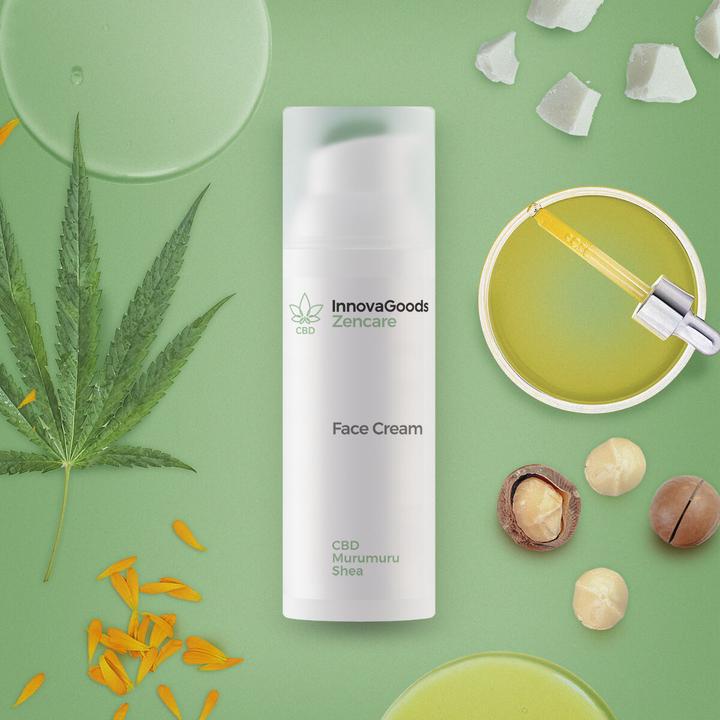 Produktbild InnovaGoods Feuchtigkeitscreme CBD Zencare 50 ml (50 ml, 24h Creme)
