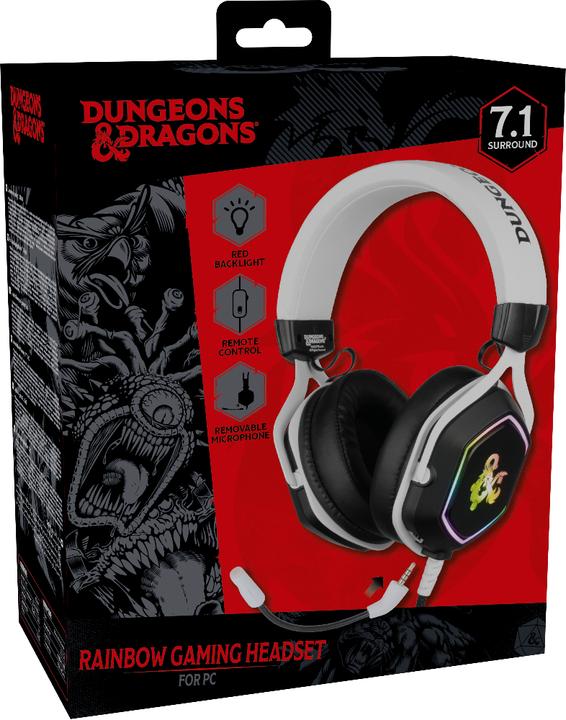 Actual product image Konix Casque Gaming 7.1 Rainbow - Dungeons & Dragons (Cable)