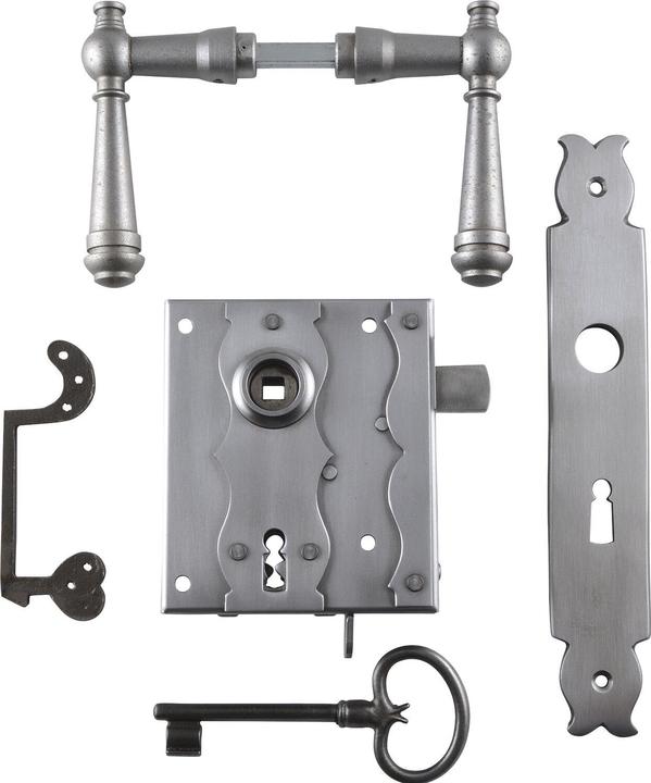 Produktbild Bever Rustikales Schlossset Wartberg BB, rechts einwärts, DM 60, Stahl blank