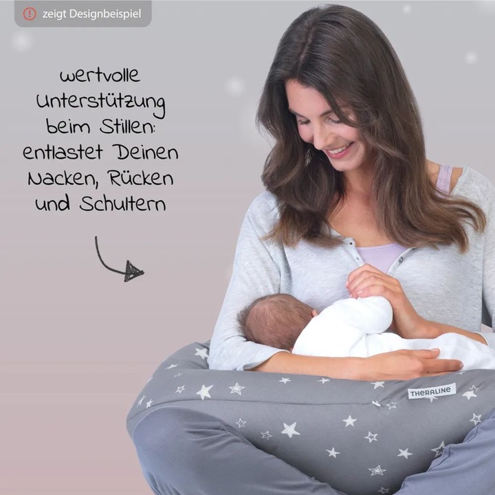 Actual product image Theraline Nursing pillow without cover (190 cm)