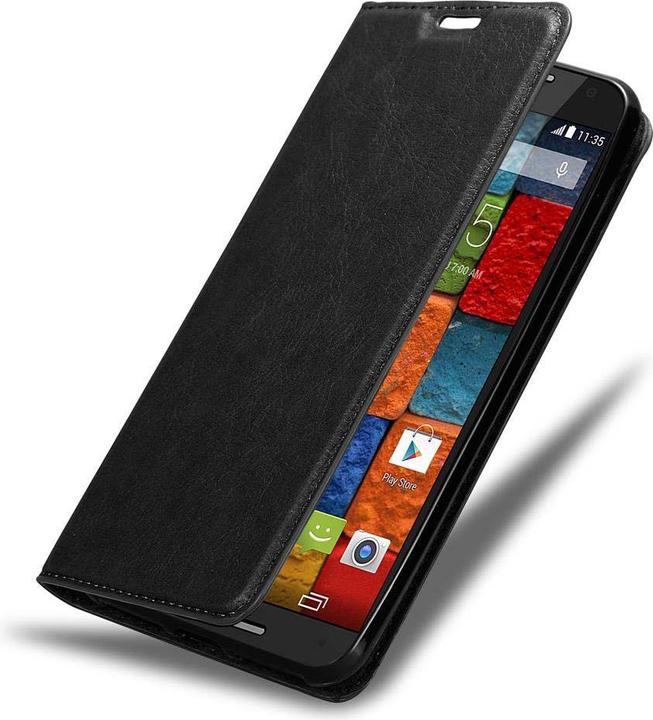 Actual product image Cadorabo Book Invisible Magnet Cover (Motorola Moto X2)
