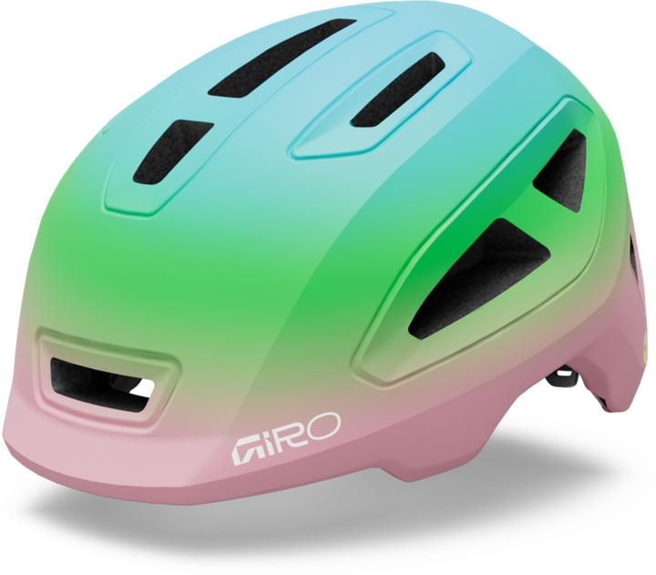 Green Fade, matte light pink