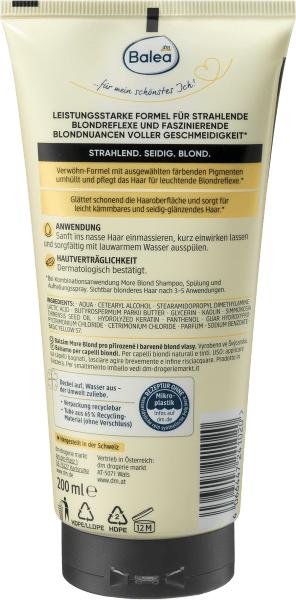 Actual product image dm BaleaProfessional Conditioner More Blond