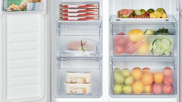 Actual product image Hisense RS677N4BIE Side-by-Side Fridge Combination Freestanding E (519 l)