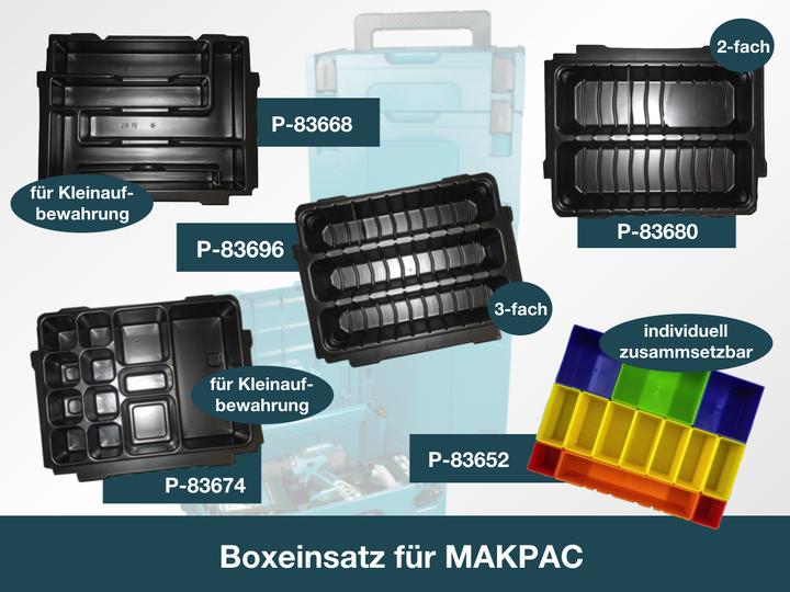 Produktbild Makita Universaleinsatz Einlage für Makpac & Systainer