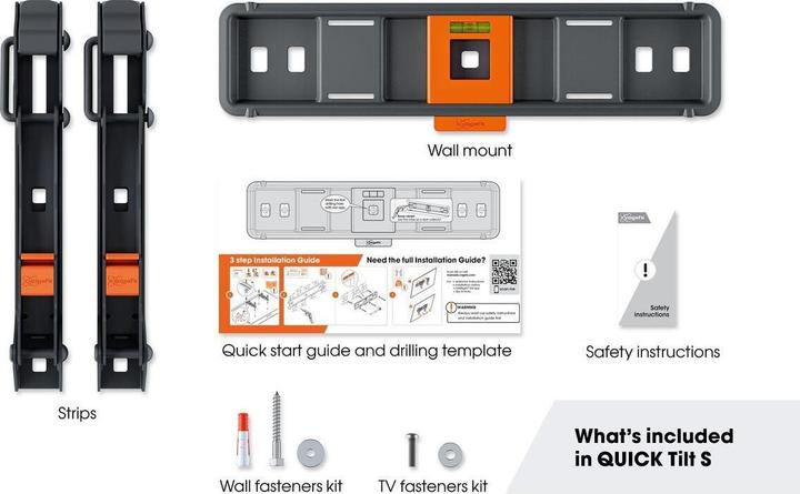 Produktbild Vogels TVM 1215 TILT SMALL (Wand, 15 kg, 19" - 43")