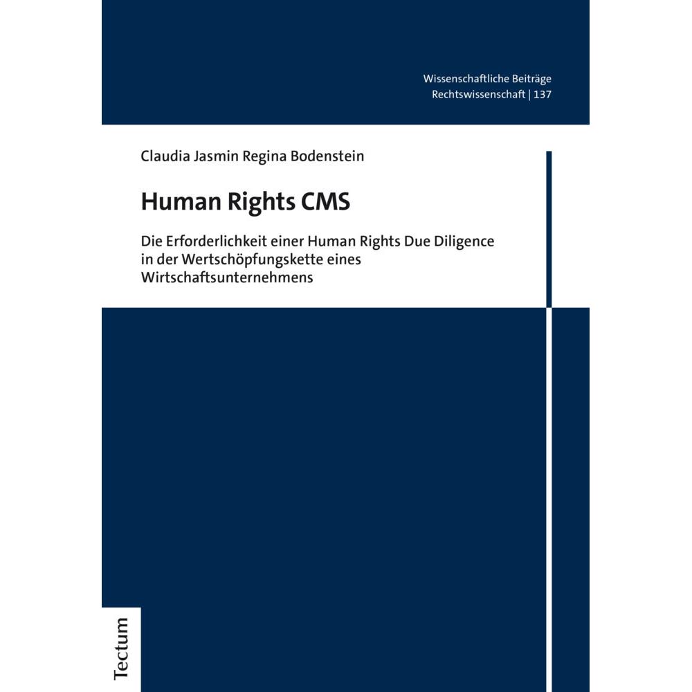 Bodenstein:Human Rights CMS, Fachbücher von Claudia Jasmin Regina Bodenstein